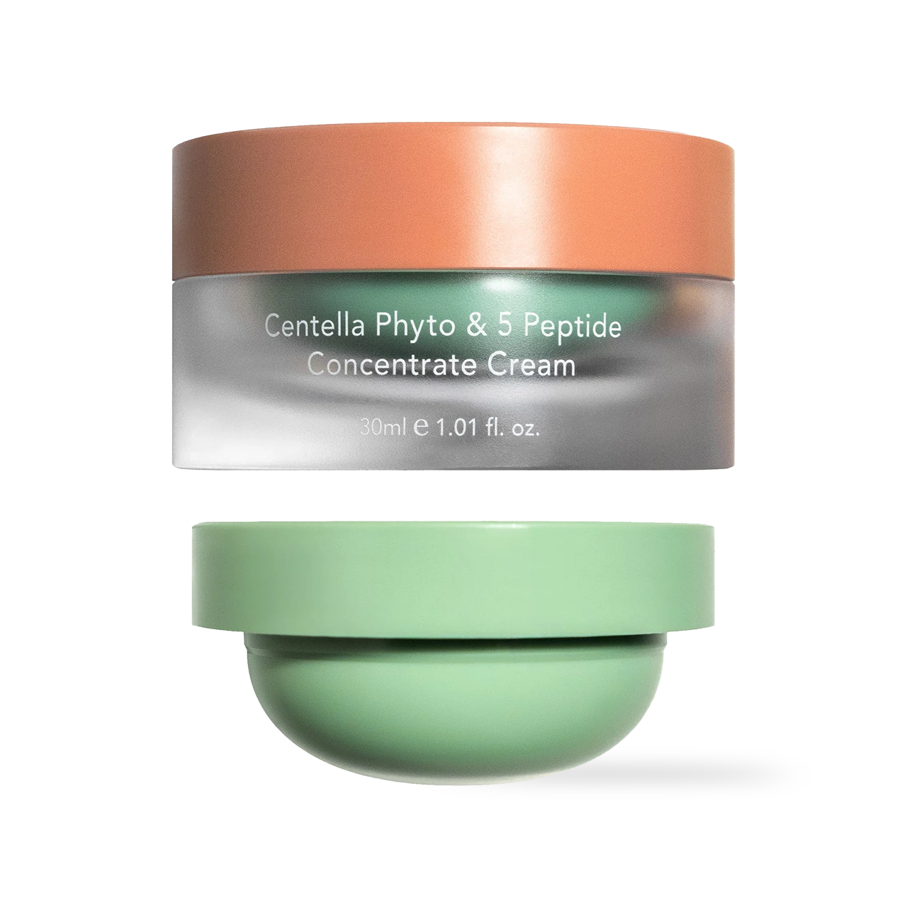 haruharuwonder Centella 5 Peptide Cream 30ml + Refill 30ml — full size and refill tub side by side