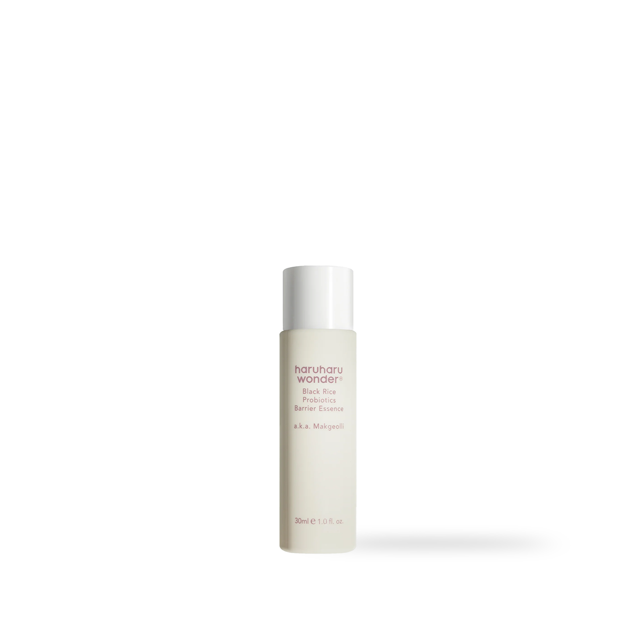 haruharuwonder Black Rice Probiotics Barrier Essence 30ml — small trial bottle on white surface