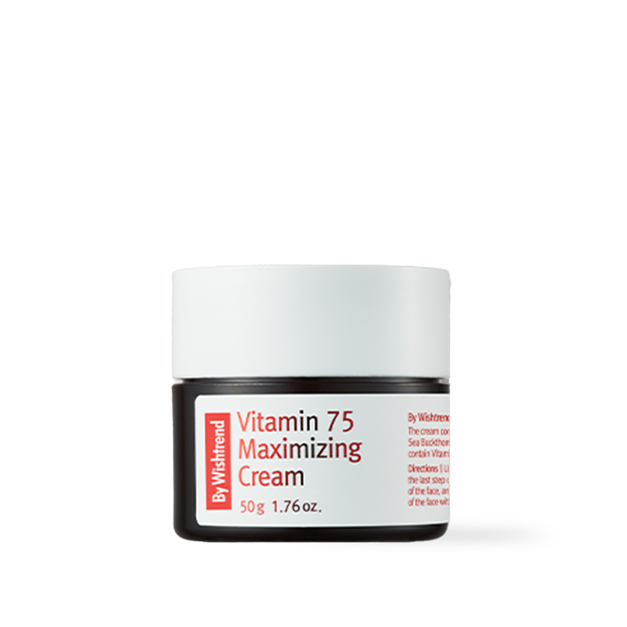 ByWishtrend Vitamin 75 Maximizing Cream 50g — white jar with orange accent, front view