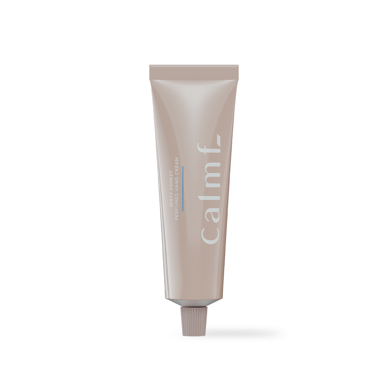 Calmf Misty Forest Perfumed Hand Cream 50ml — white tube with forest-green label standing upright