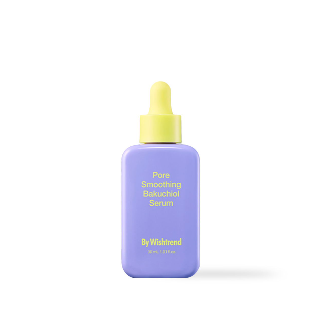 ByWishtrend Pore Smoothing Bakuchiol Serum 30mL — clear glass bottle with dropper cap