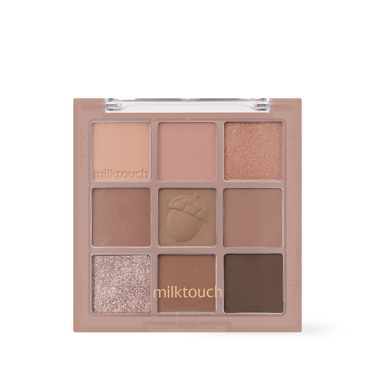 milktouch Tone-On Shadow Palette My Favorite Autumn 7.8g — open palette showing neutral eyeshadow pans