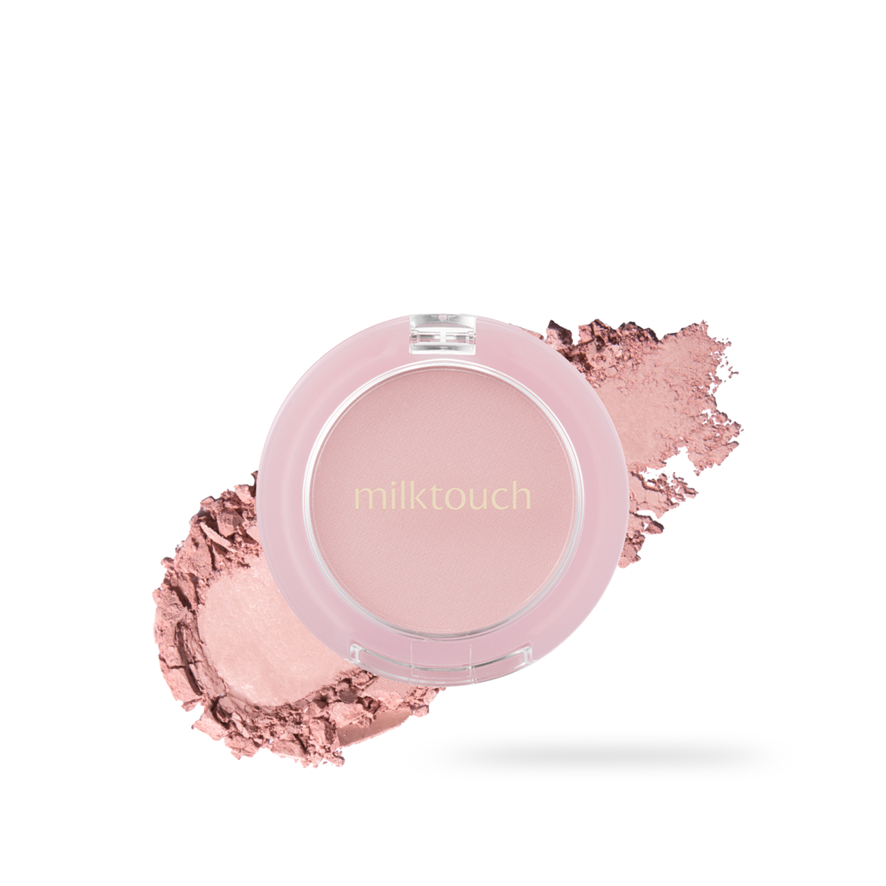 milktouch Tone-On Blusher #02 Autumn Roco 3g — open compact with shimmer powder pan displayed