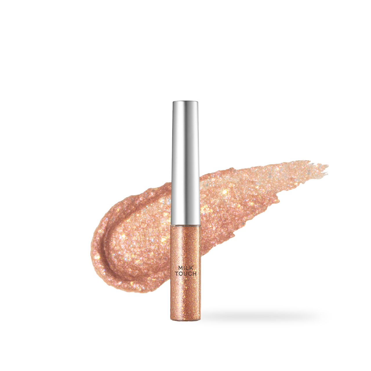 milktouch Fairy Jewel Eye Glitter 7g Coral Crush Jewelry — coral glitter pen with brush applicator tip