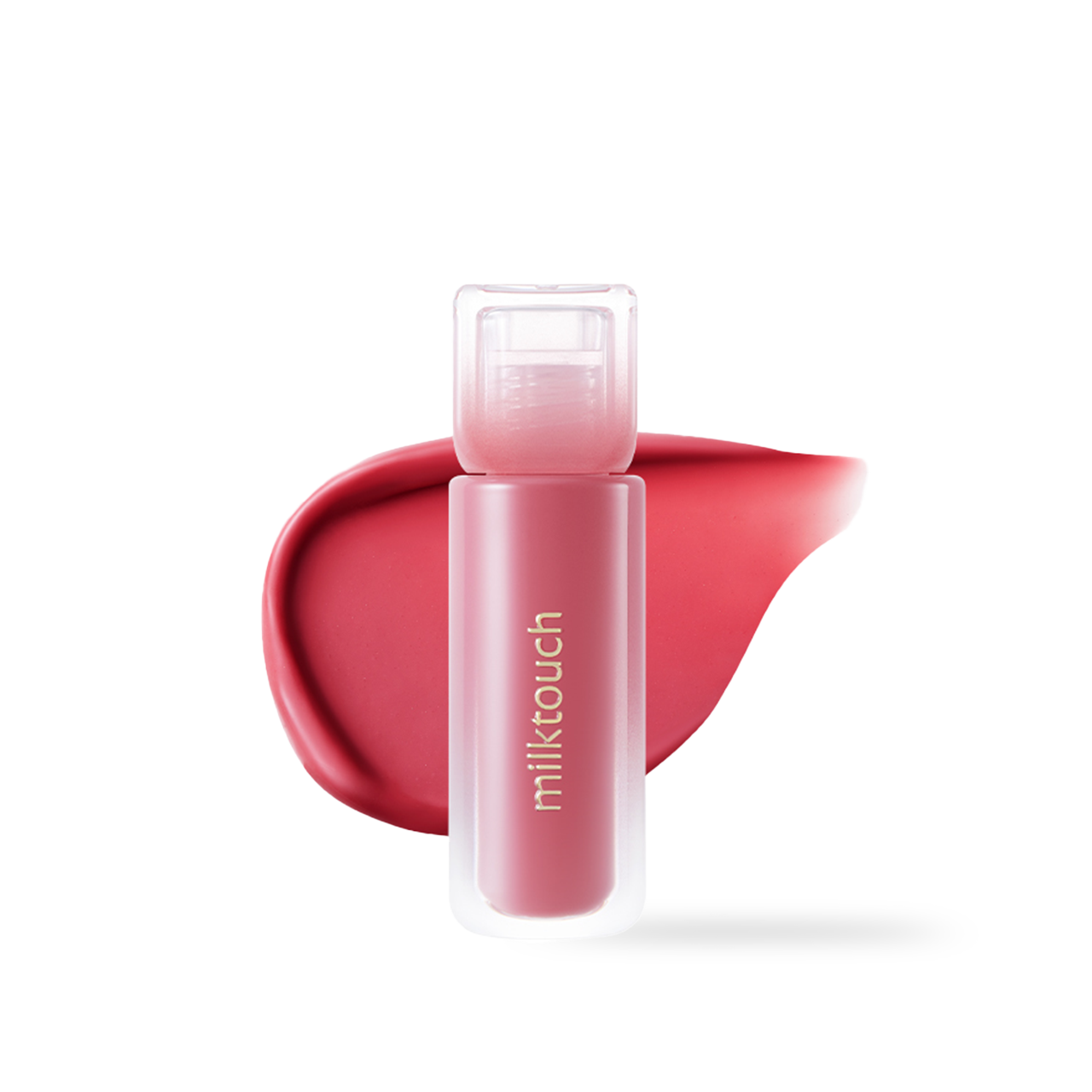 milktouch Dew Stain Sheer Lip Gloss 04 Mellow Ending 4g — warm-toned gloss tube with wand applicator