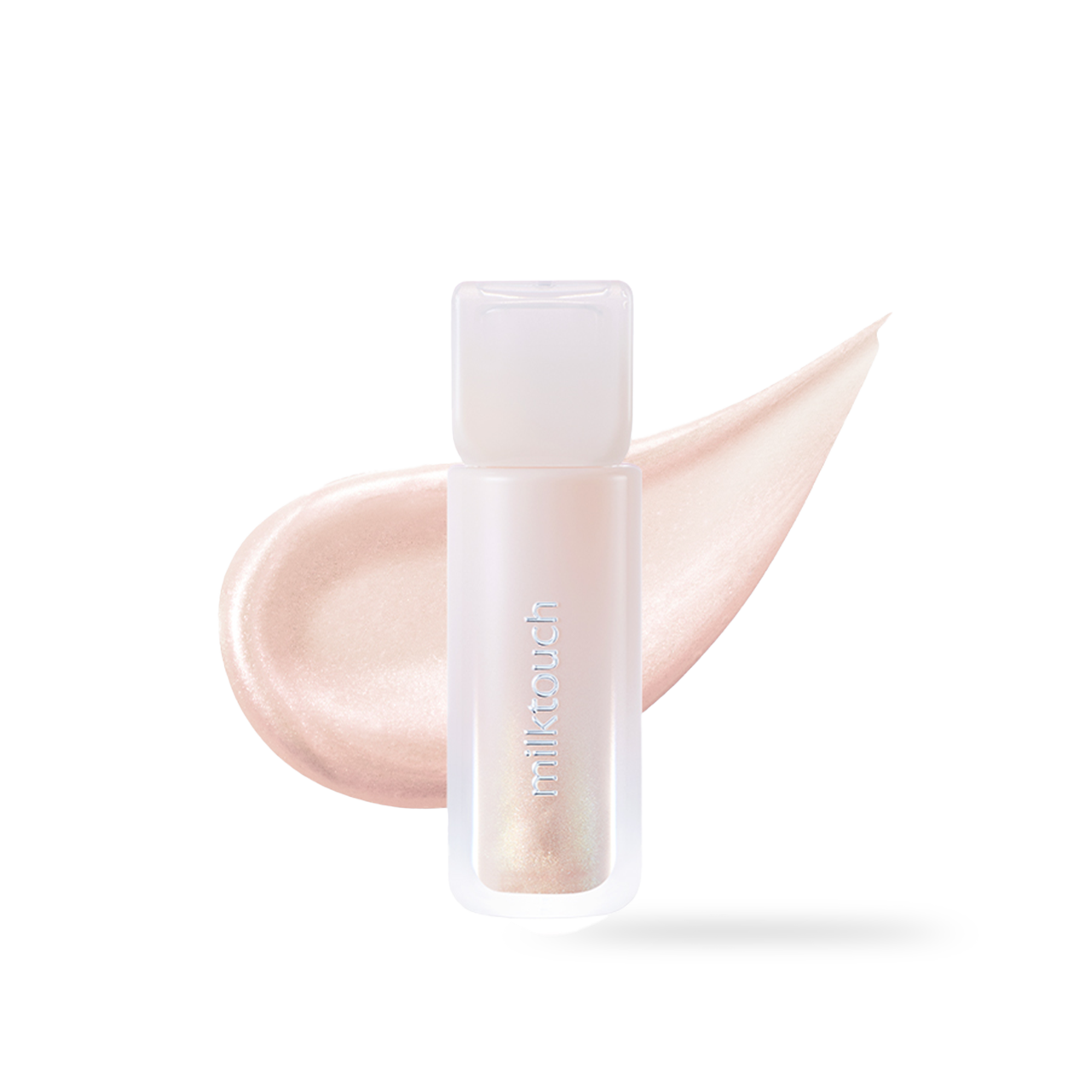 milktouch Dew Stain Sheer Aurora Gloss #01 Honey Dew 4g — gloss tube with applicator wand