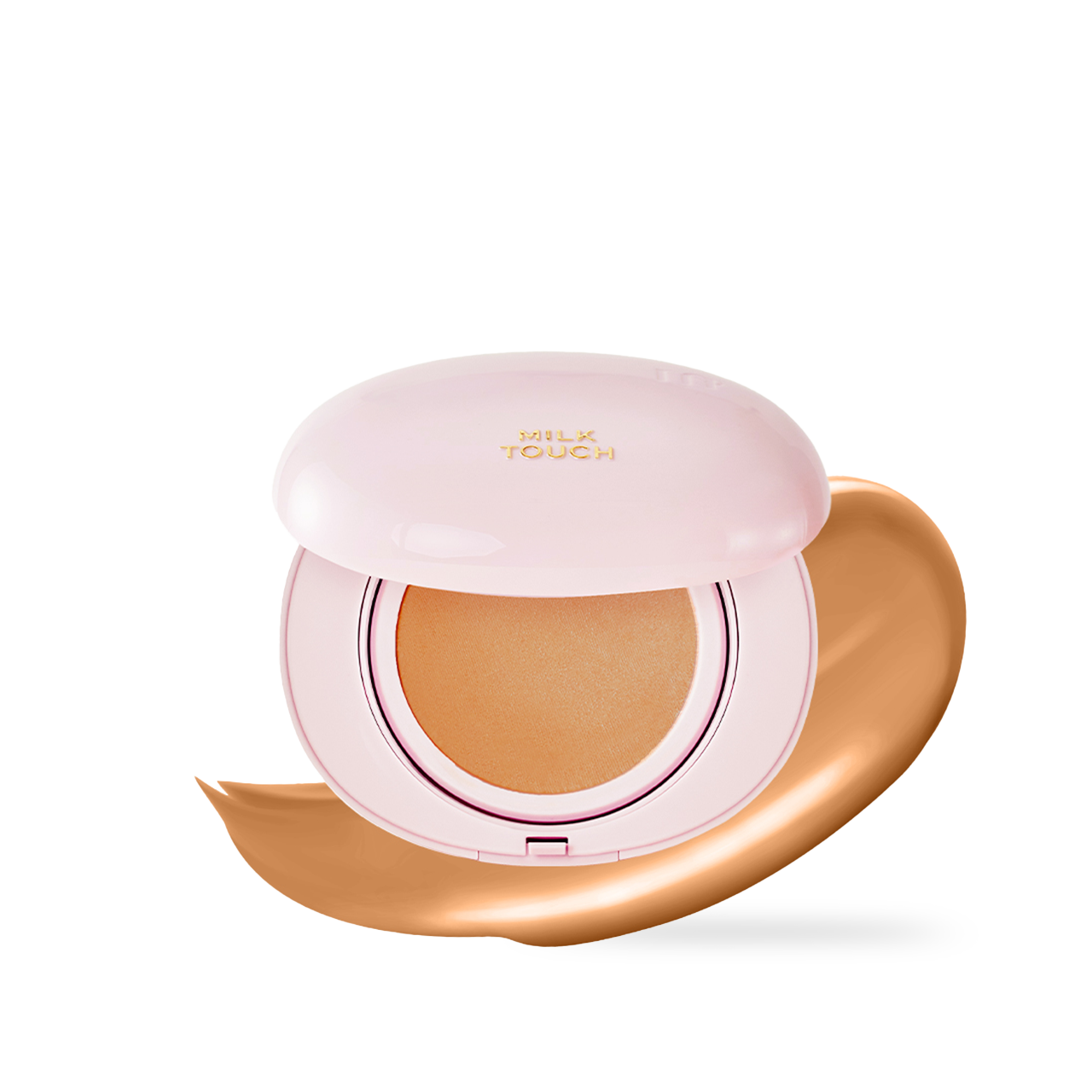milktouch Milky Glow Cushion #27N Chai 15g — cushion compact foundation, closed case top view