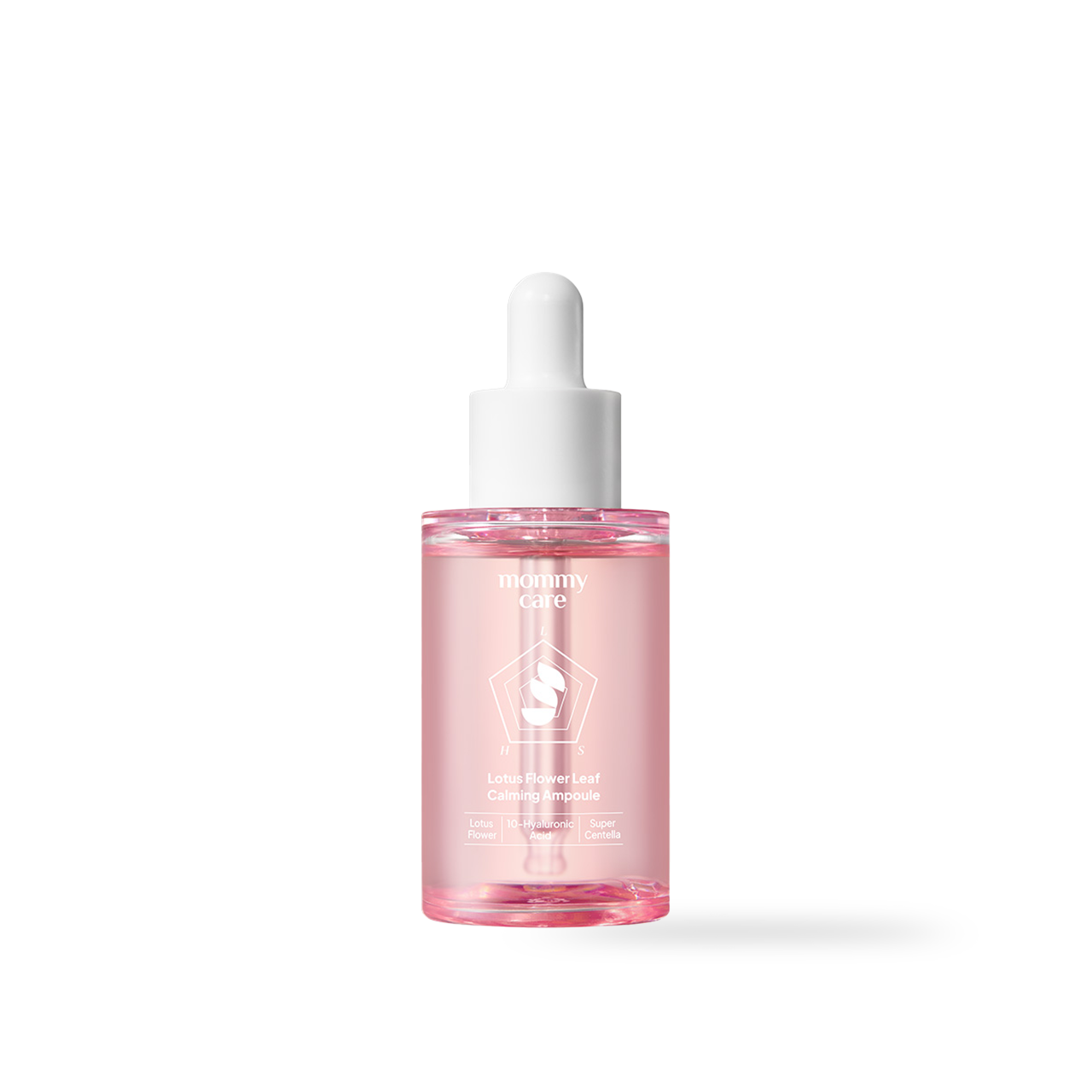 mommycare Lotus Flower Leaf Calming Ampoule 50ml — dropper bottle with floral label