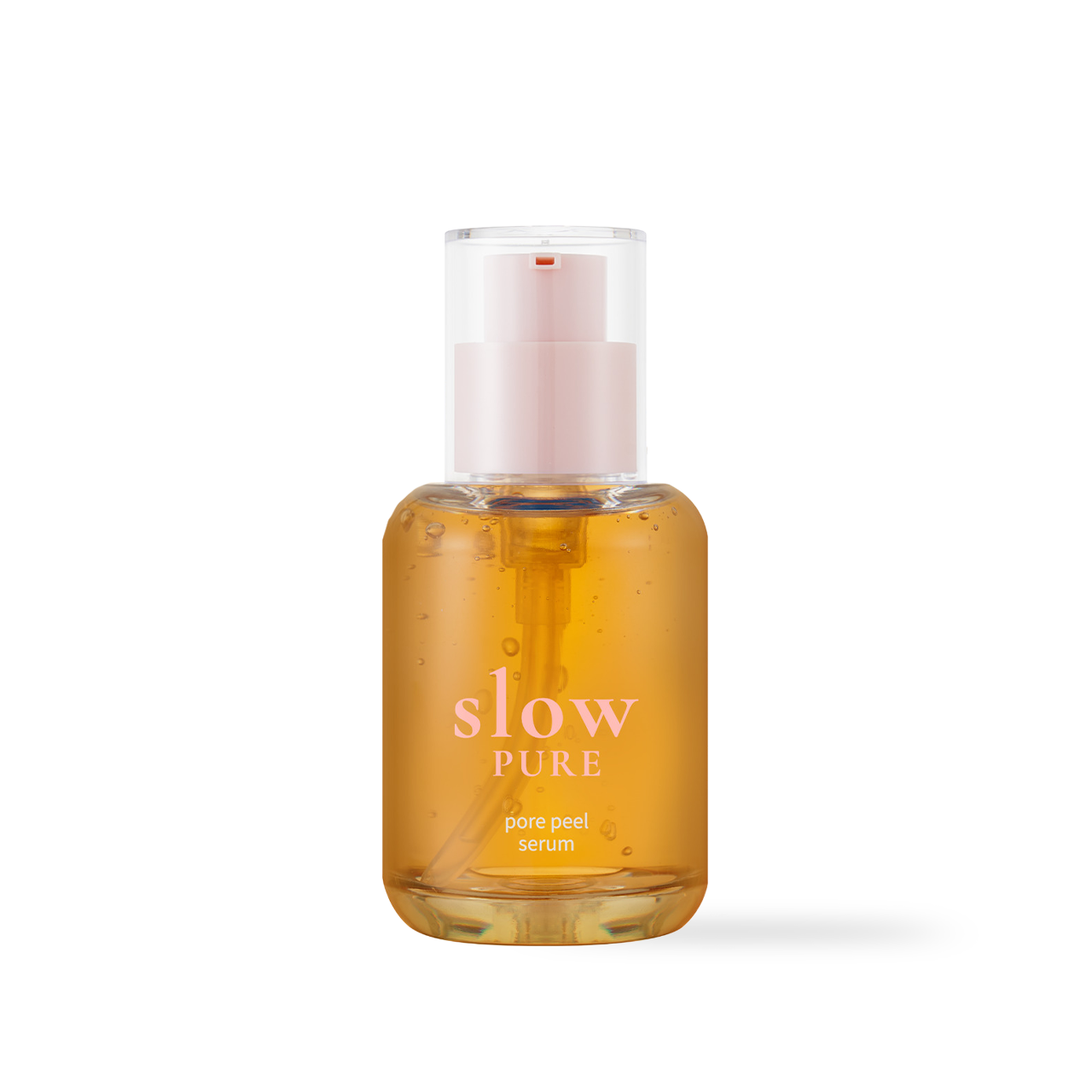 slowpure Pore Peel Serum 50ml — bottle with dark label, front view