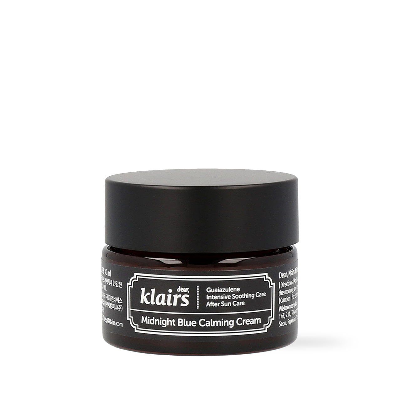 Dear Klairs Midnight Blue Calming Cream 30ml — blue tube with cream visible
