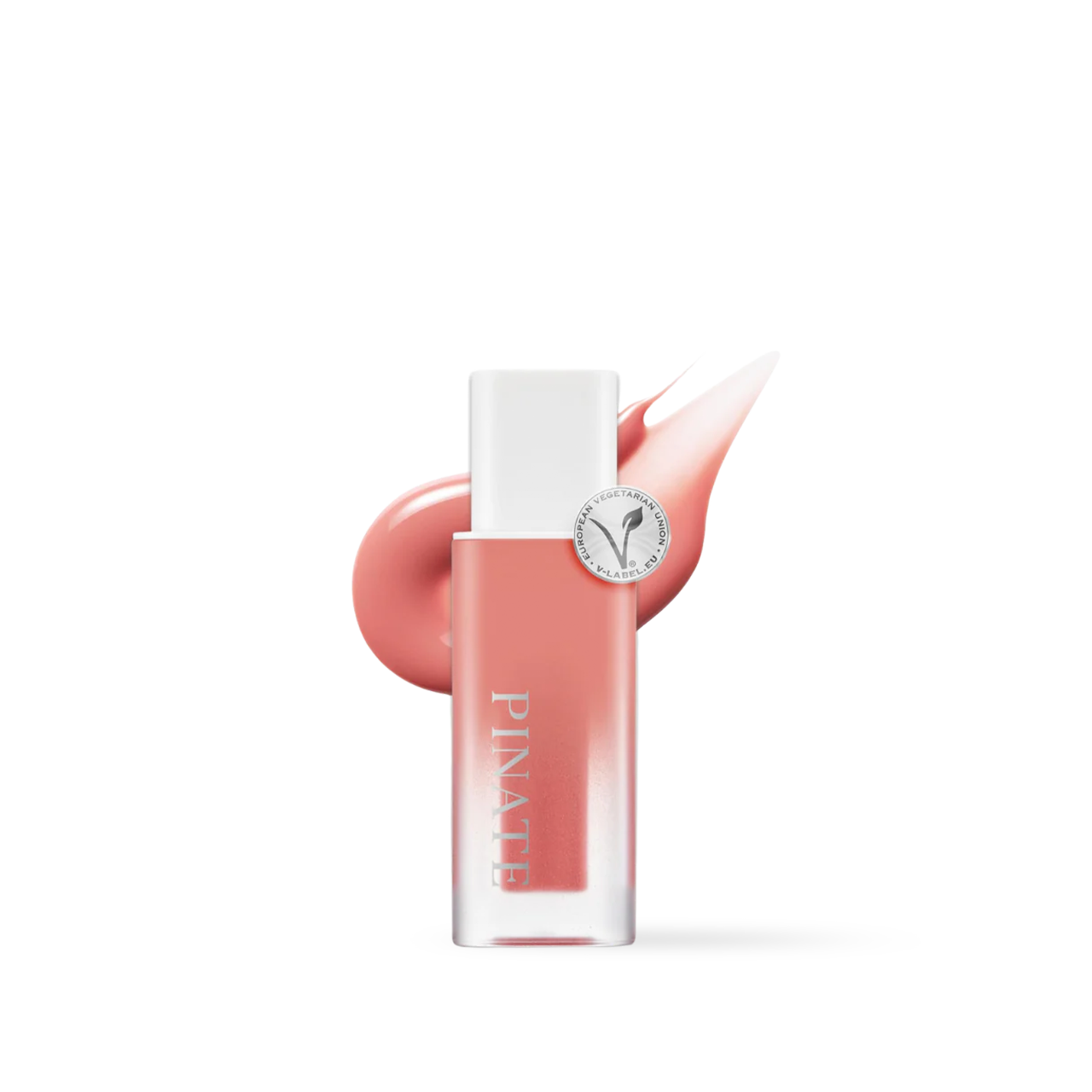 Pinate Natural Bloom Lip Oil Serum Pink Muhly 48g — bottle with brush applicator, front