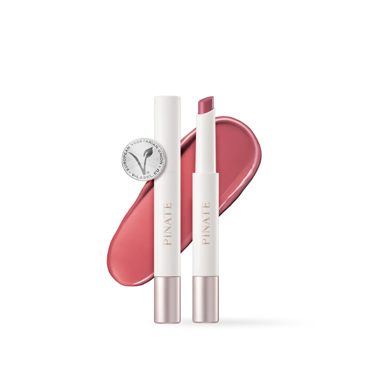 Pinate Bare Glow Peptide Melting Balm 02 Mauveful 1.8g — compact mauve twist-up balm