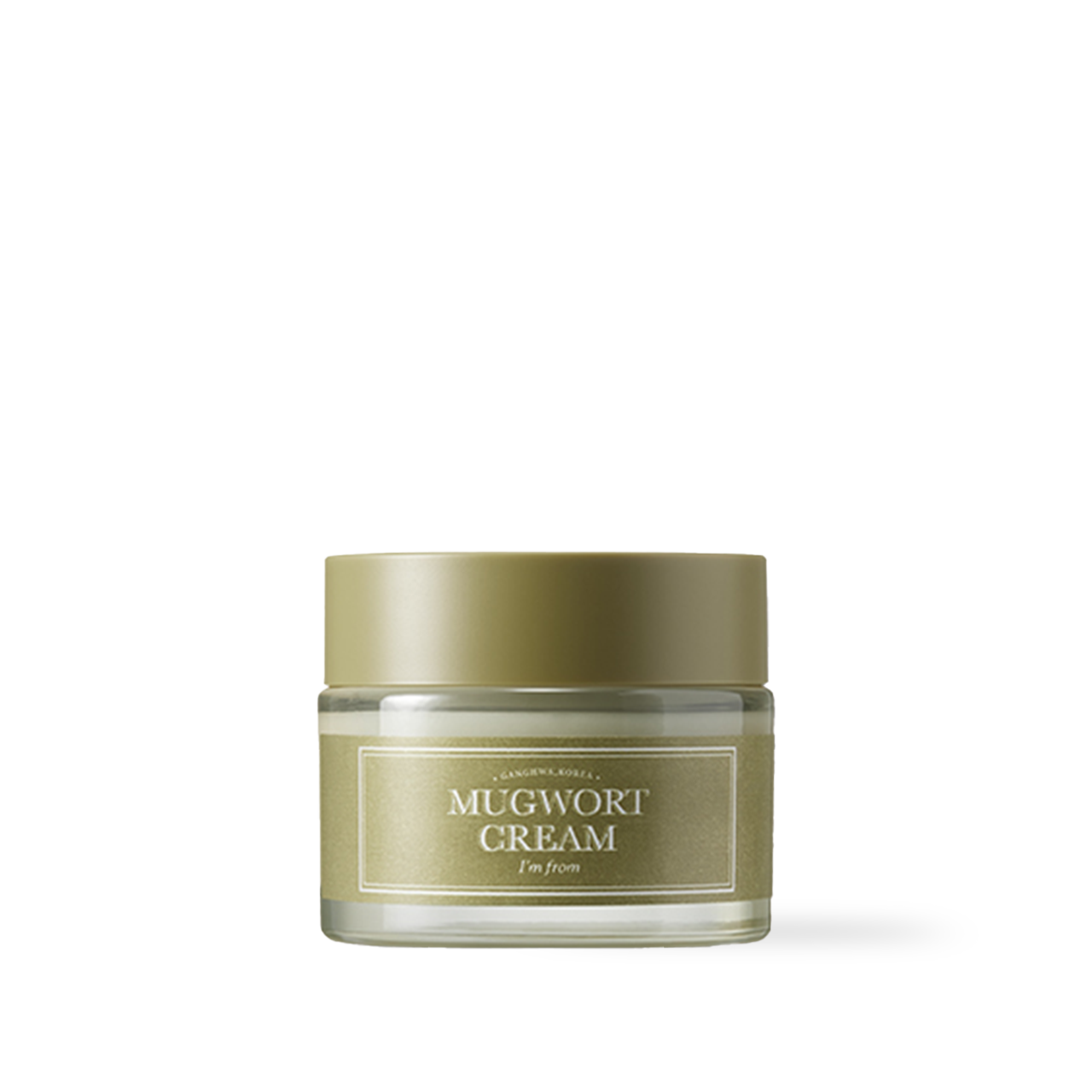 ImFrom Mugwort Cream 50g — green jar with white mugwort illustration on lid