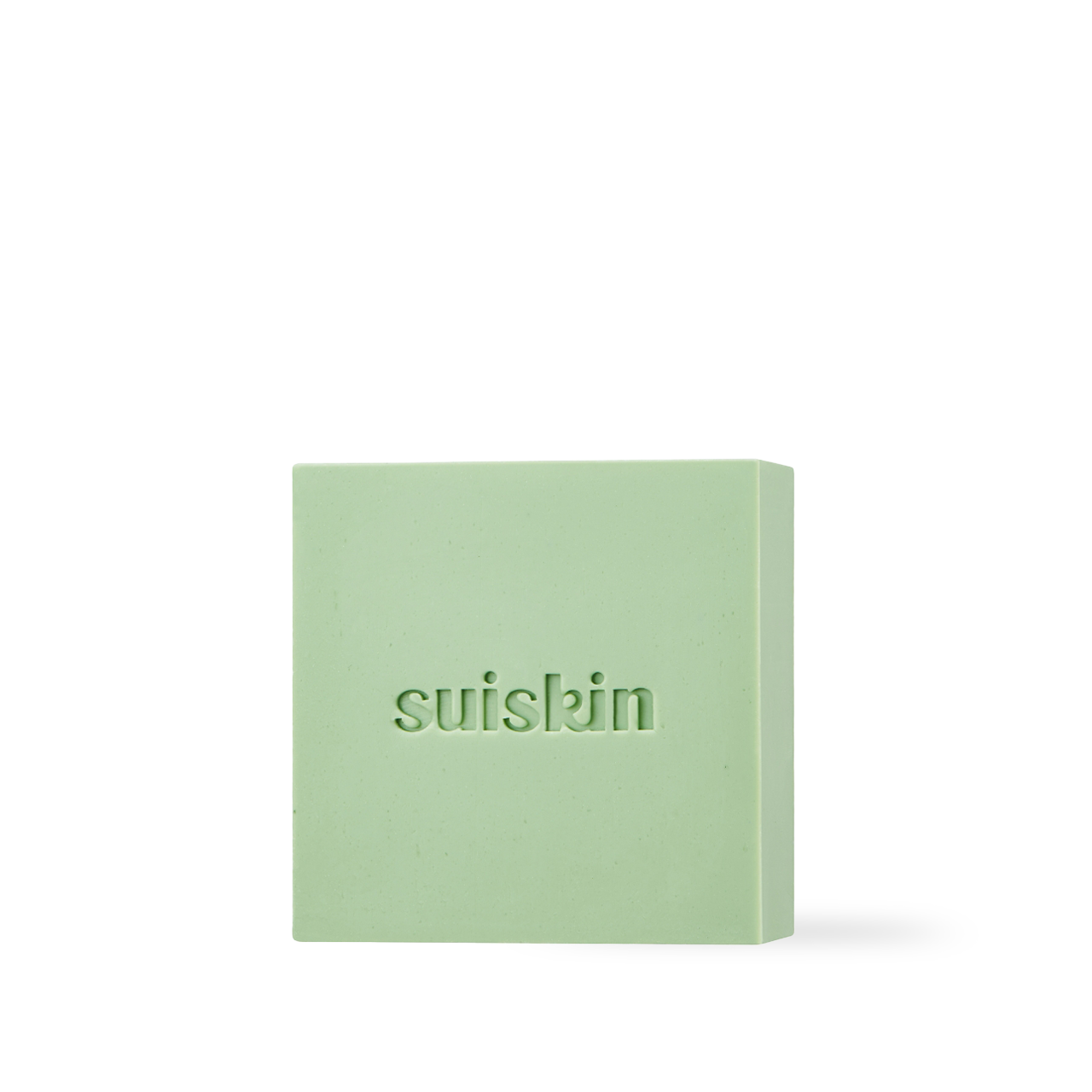 Suiskin Avobab Clean Soap bar — unwrapped bar on flat surface showing natural beige colour