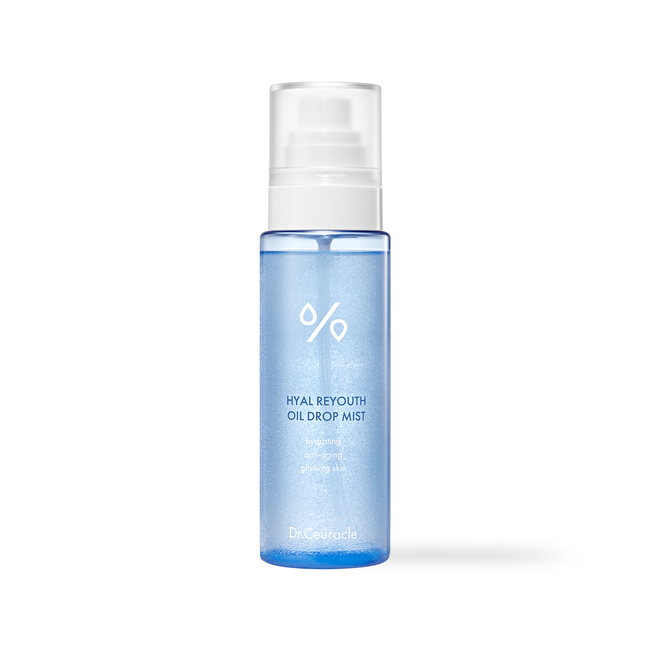 Dr.Ceuracle Hyal Reyouth Oil Drop Mist 125ml — spray bottle with visible oil-drop texture detail