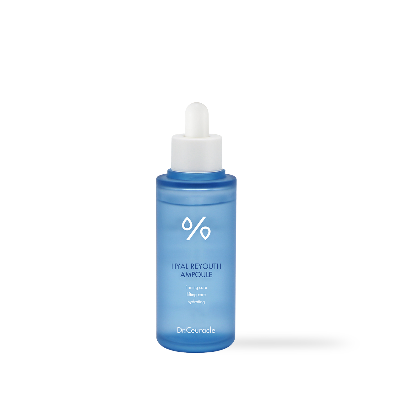 Dr.Ceuracle Hyal Reyouth Ampoule 50ml — blue dropper bottle with hyaluronic acid label