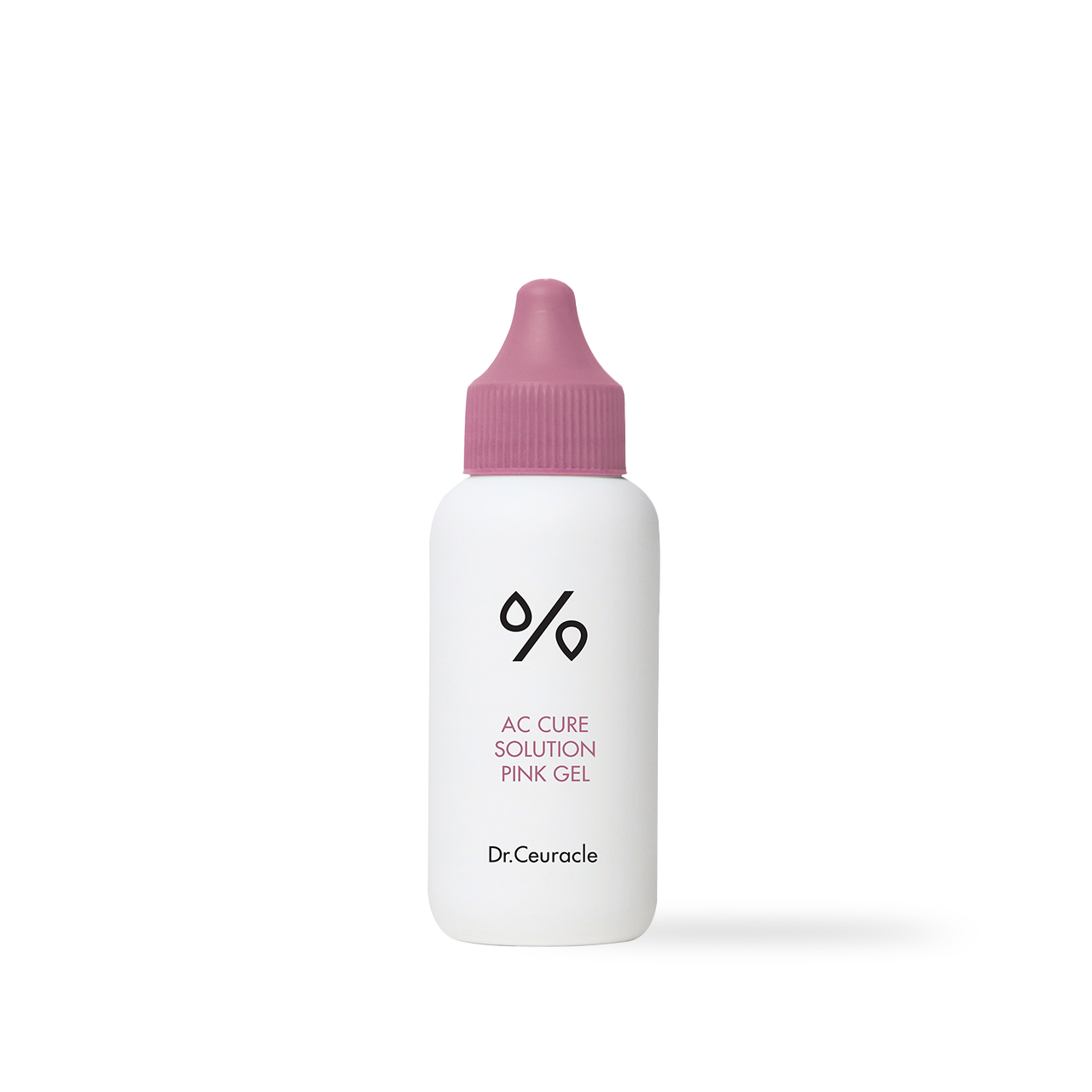 Dr.Ceuracle AC Cure Solution Pink Gel Cleanser 50ml — pink tube with flip-cap lid front view