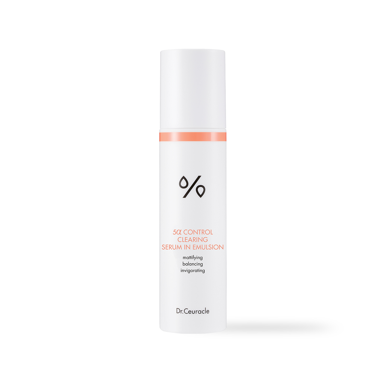 Dr.Ceuracle 5 Alpha Control Clearing Serum in Emulsion 100ml — slim pump bottle front view