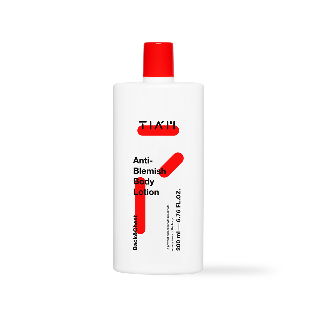 TIAM Anti Blemish Body Lotion 200ml — pump bottle with clean label, front view