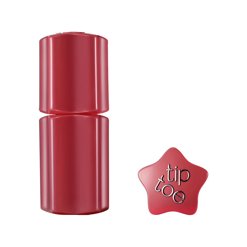 Tiptoe Glowit Sorbet Tint 5g shade 107 Toffee Apple — tube with applicator on white background