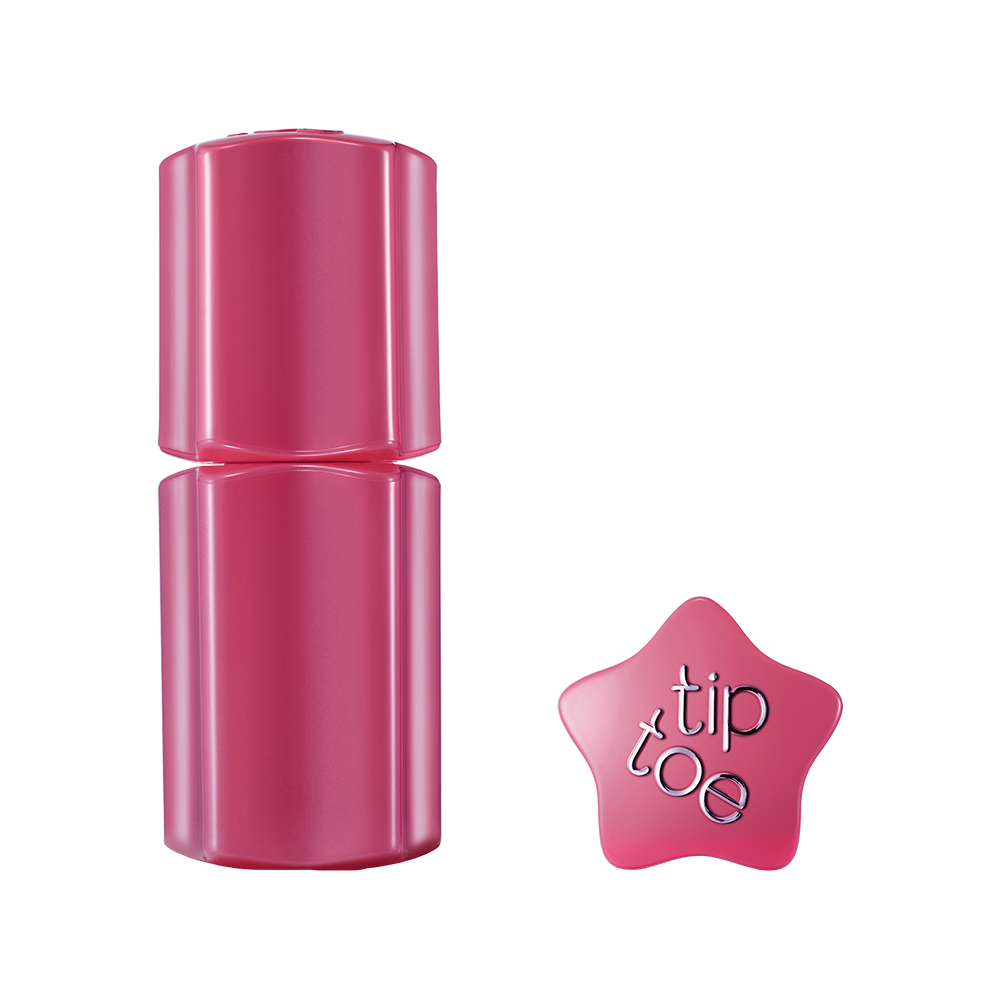 Tiptoe Glowit Sorbet Tint 108 Plum Fizz 5g — front of tube with plum shade swatch