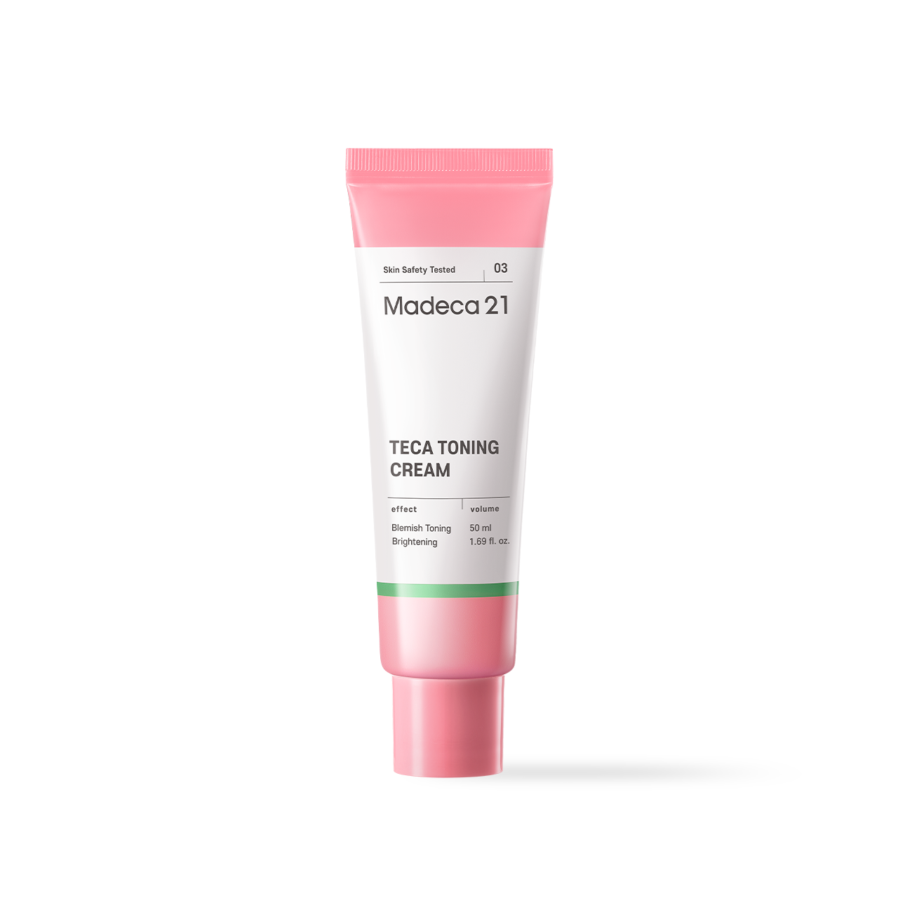 Madeca21 Teca Toning Cream 50ml — white cream jar with pastel label
