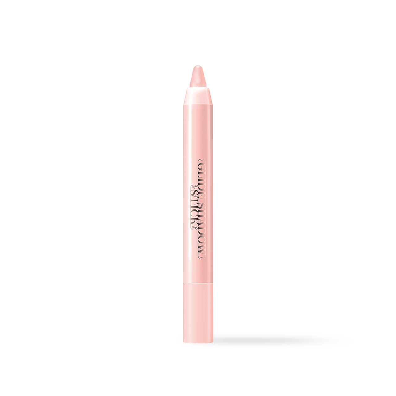 Tiptoe Glide Shadow Stick — twist-up stick with pigment swatch on skin