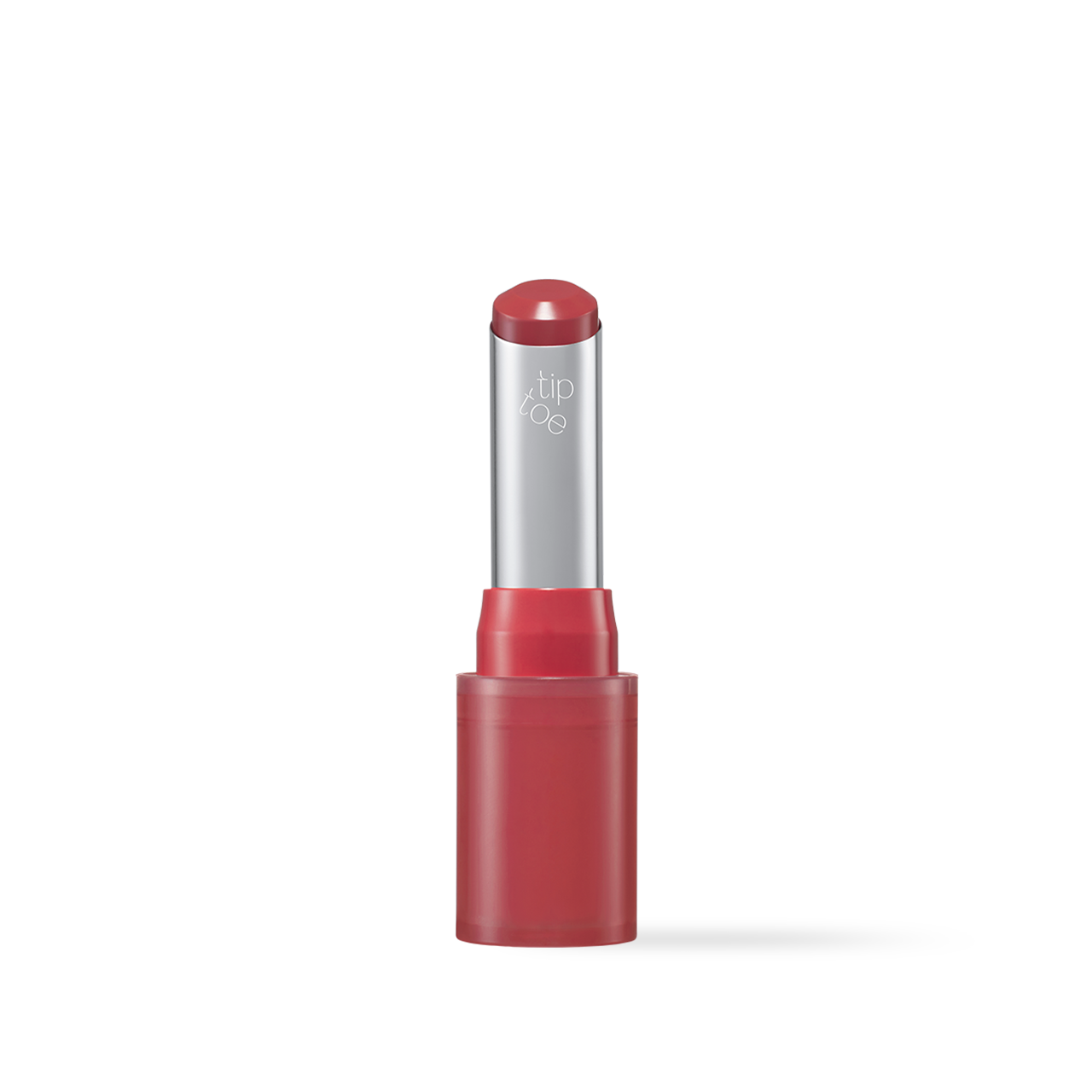 Tiptoe Jelly Stick 004 Plum Syrup 3.5g — bullet showing deep plum-syrup shade on white surface