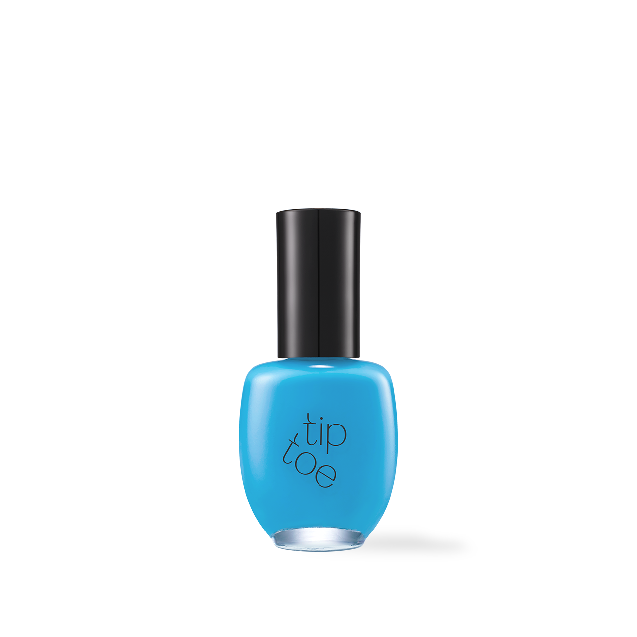 Tiptoe Nail Polish 214 Blue Jeans 10g — denim blue polish bottle on white surface