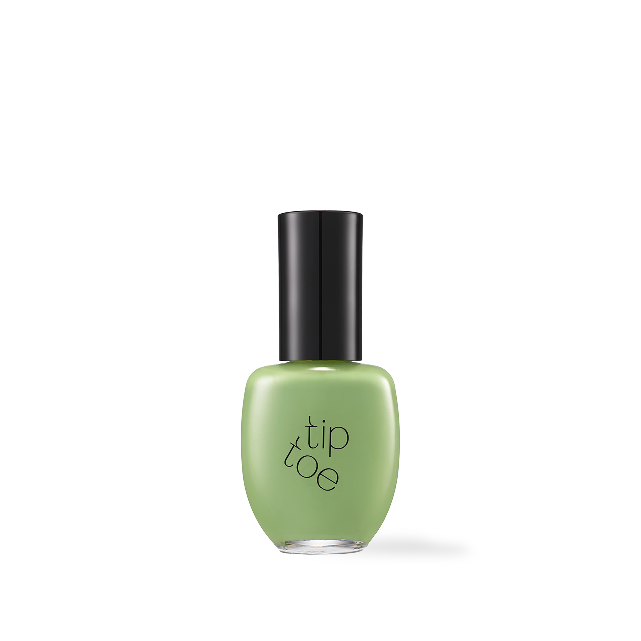 Tiptoe Nail Polish 301 Pistachio 10g — soft green polish bottle on white surface