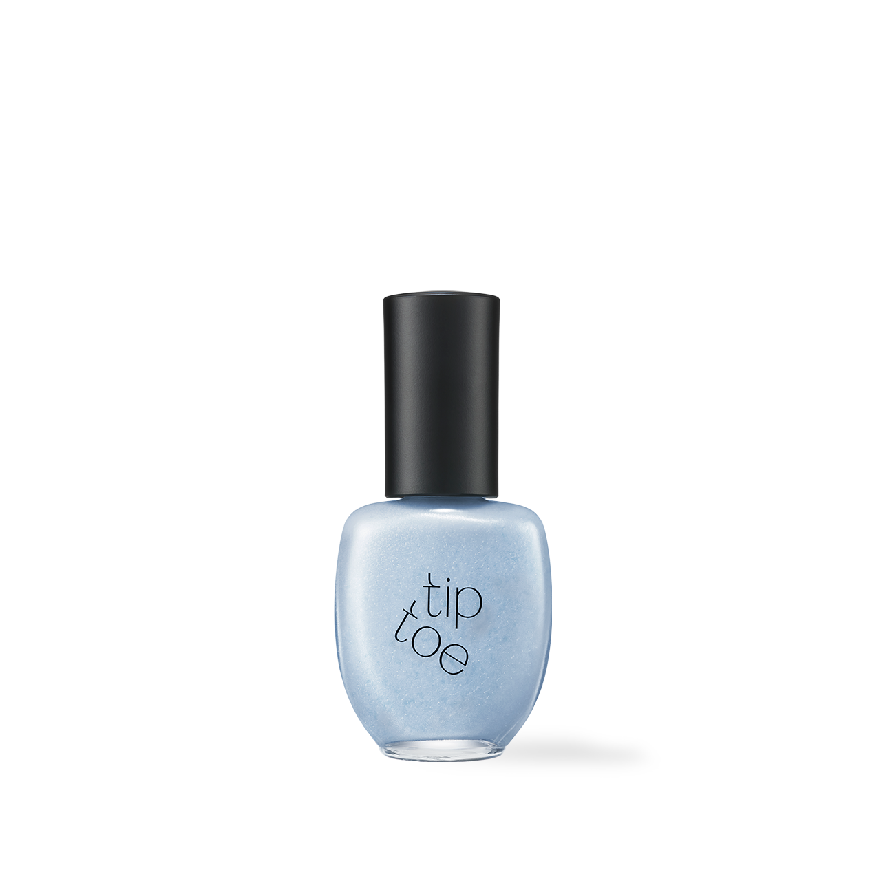 Tiptoe Matt Glitter Nail Polish — close-up of brush tip and bottle cap
