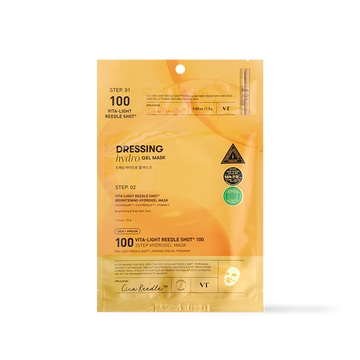 [VT Cosmetics] VITA-LIGHT Reedle Shot 100 2STEP Hydrogel Mask 1ea
