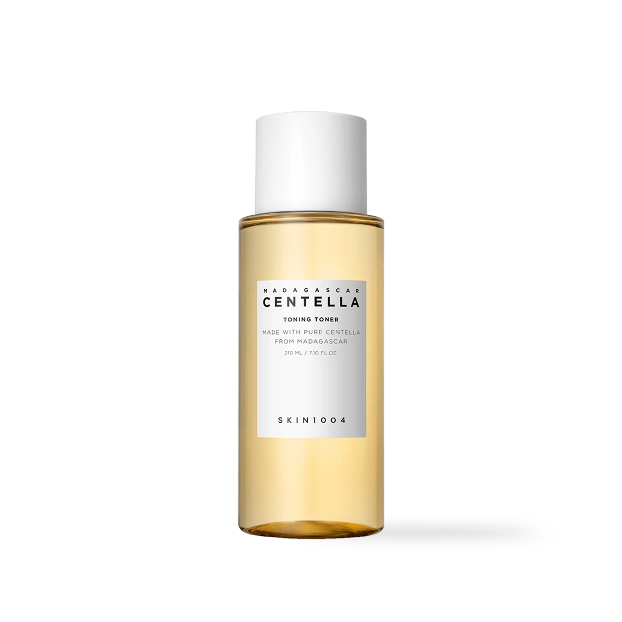 SKIN1004 Madagascar Centella Toning Toner — bottle showing ingredient label and PHA detail
