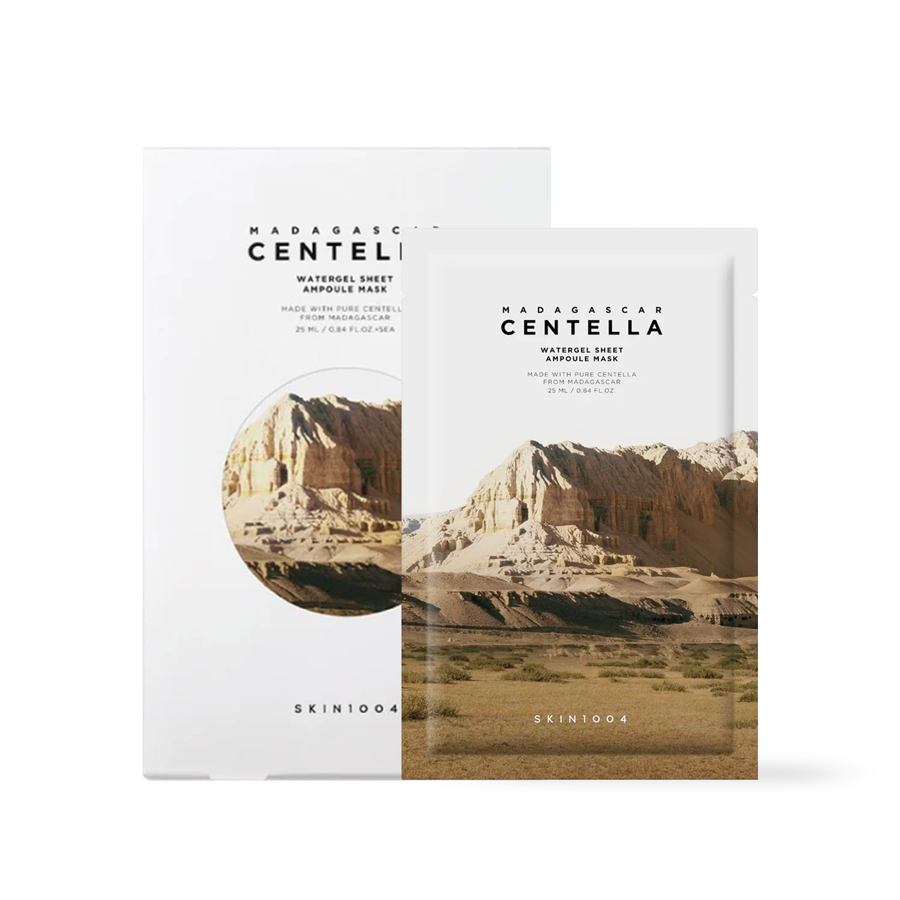 [Skin1004] Madagascar Centella Watergel Sheet Ampoule Mask - 2 Type - Keauty