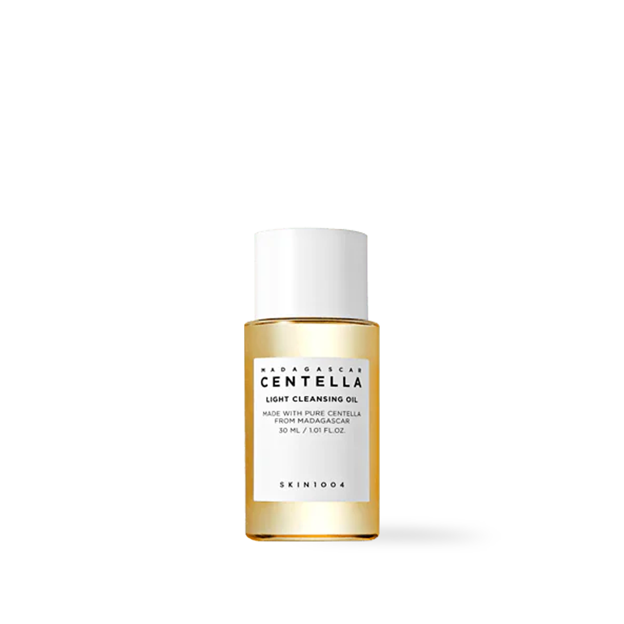 SKIN1004 Centella Light Cleansing Oil — single pump bottle with label detail on plain background