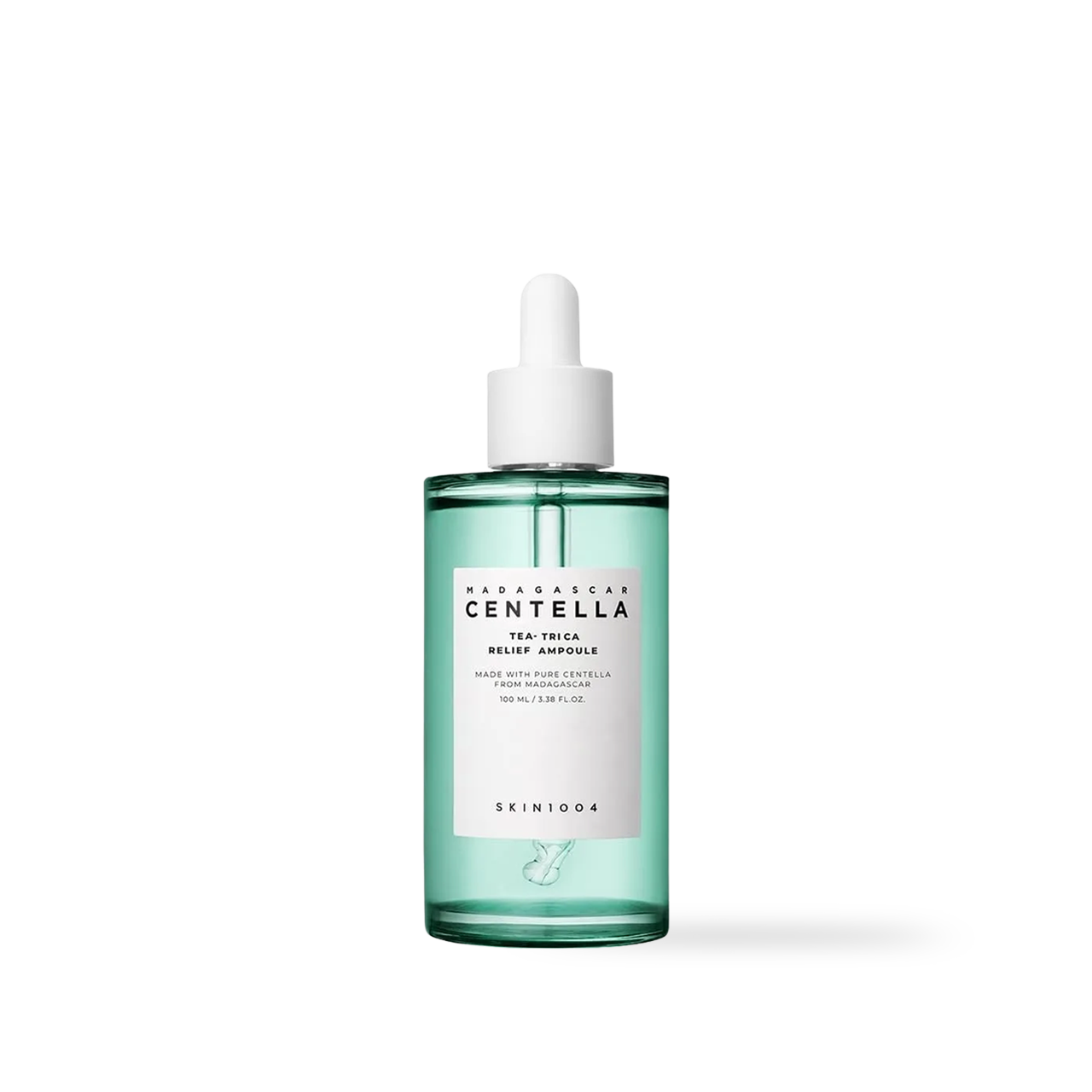 SKIN1004 Tea-Trica Relief Ampoule 100ml — large bottle with Tea Tree leaf water formula