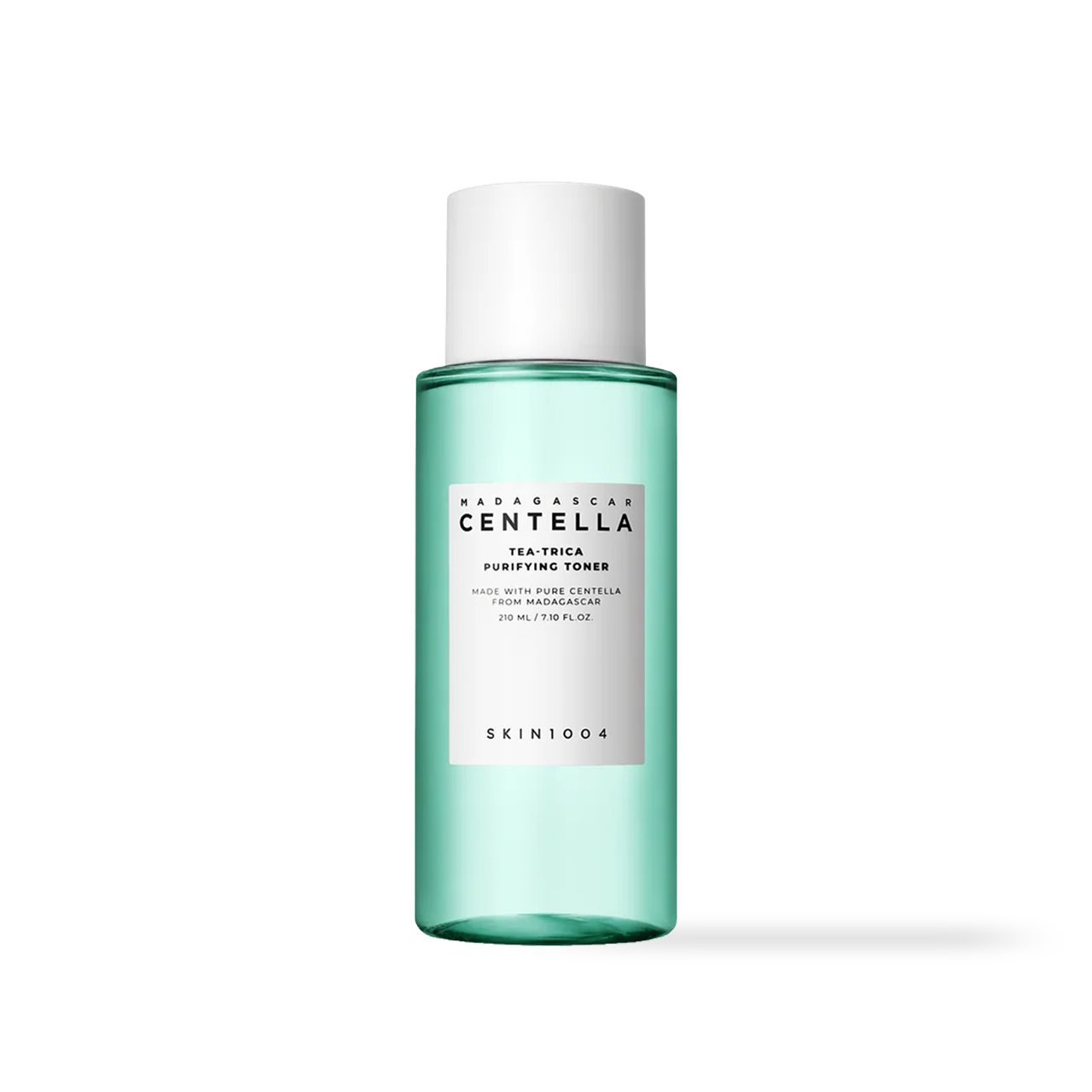 SKIN1004 Tea-Trica Purifying Toner 210ml — bottle on white background showing clear watery formula