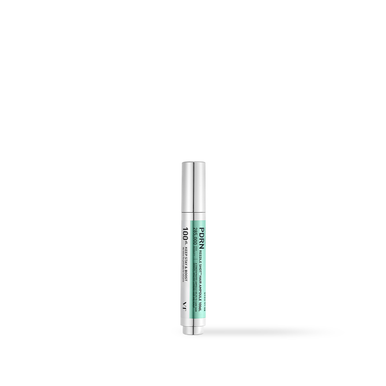 VT Cosmetics PDRN Reedle Shot Hair Ampoule 100dL — scalp applicator with dropper tip