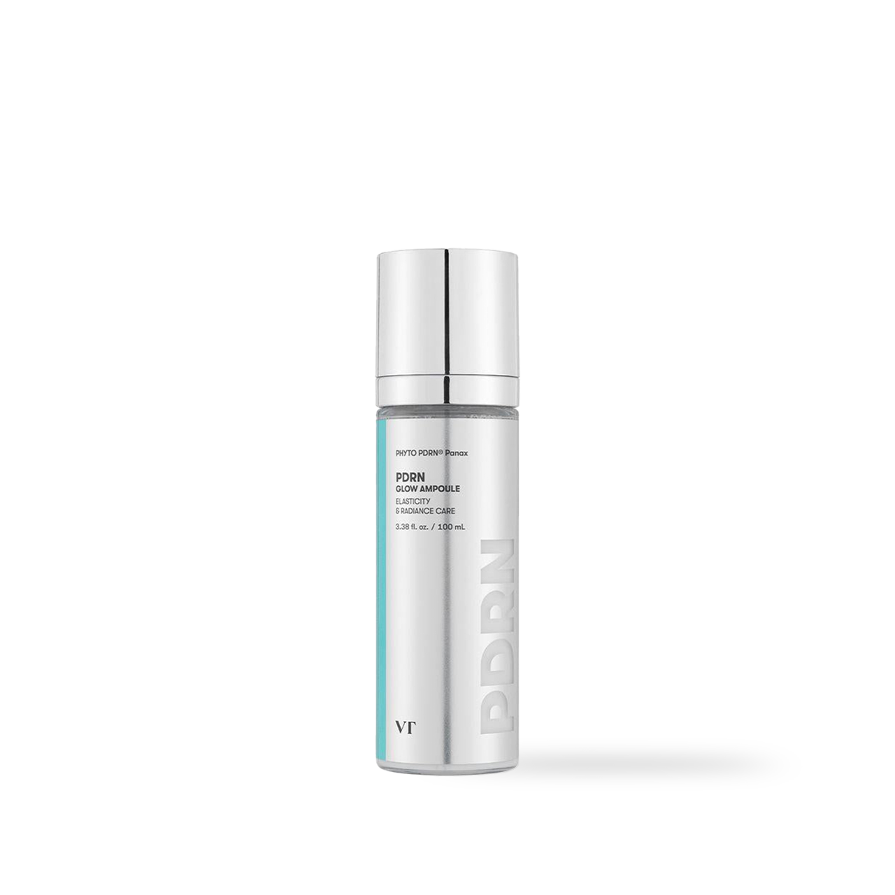 VT Cosmetics PDRN Glow Ampoule Spray 100ml — spray bottle with mist nozzle and ginseng-toned label