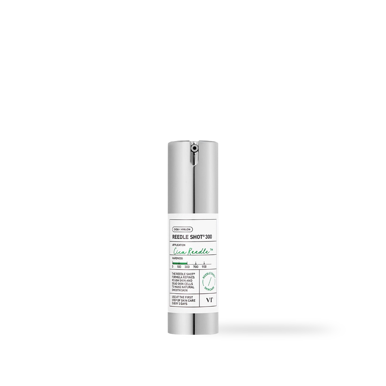 VT Cosmetics Reedle Shot 300 Cica Essence 30ml — glass dropper bottle front view