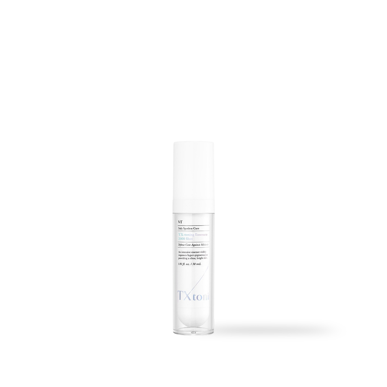 VT Cosmetics TX-Toning Essence 2000 Shot 30ml — dropper bottle front of box