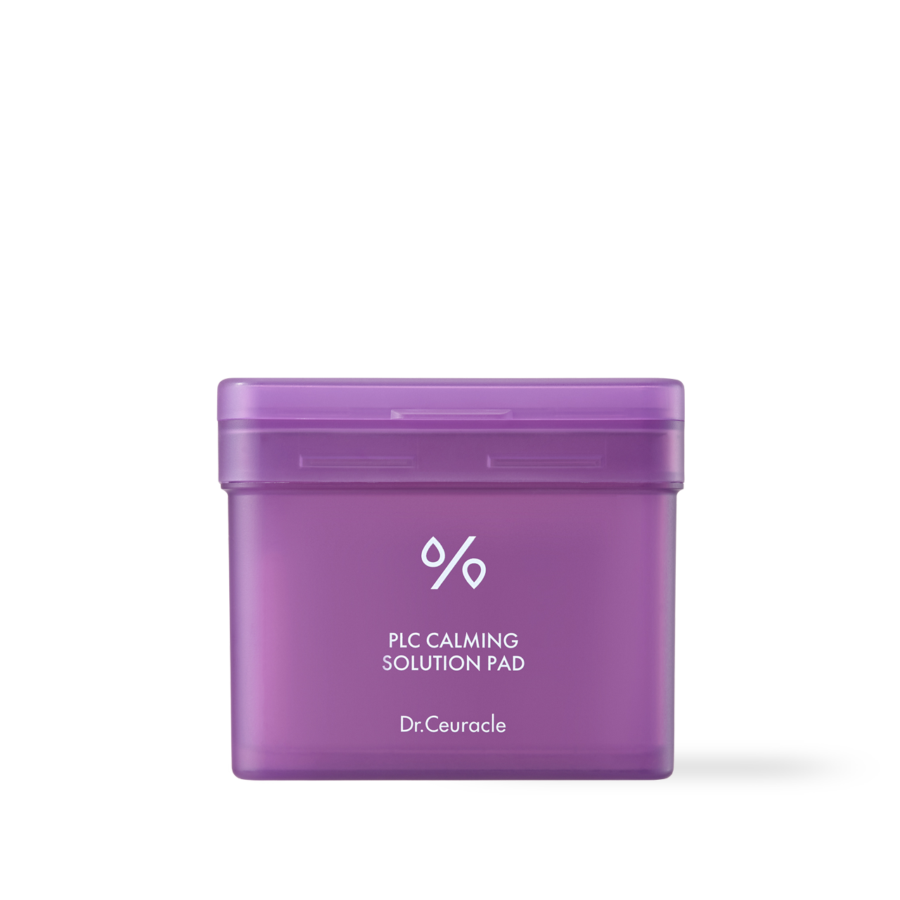 Dr.Ceuracle PLC Calming Solution Pad 220ml 130pcs — wide jar filled with cotton toner pads