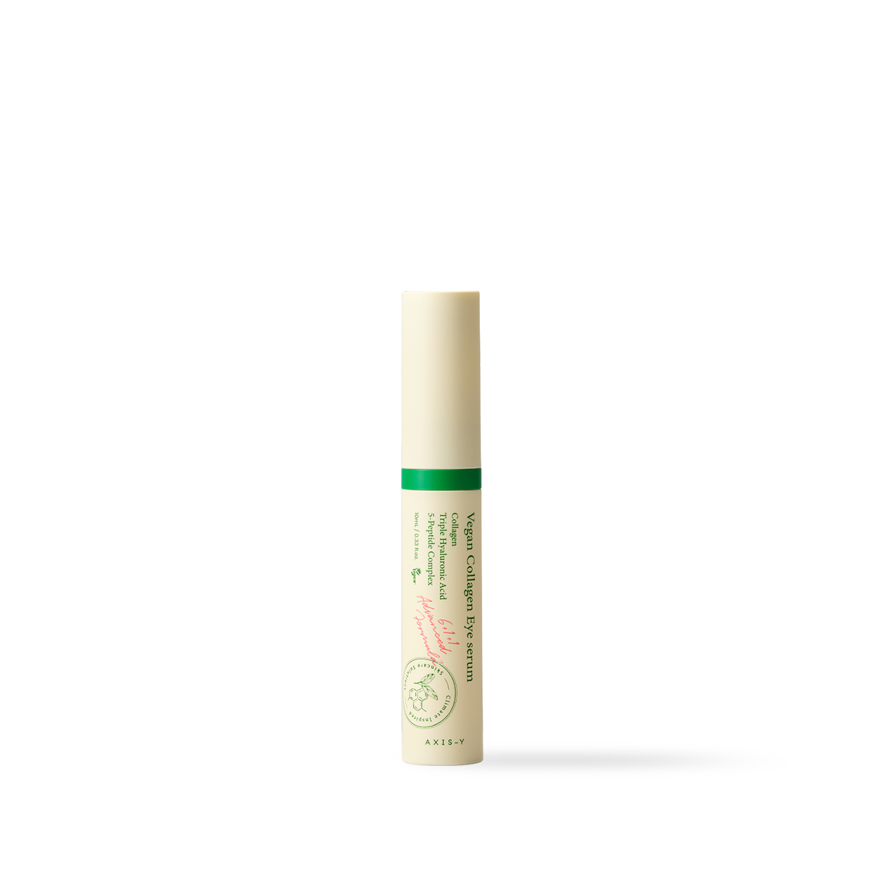 AXIS-Y Vegan Collagen Eye Serum 10ml — small dropper vial with roller tip applicator for eye area