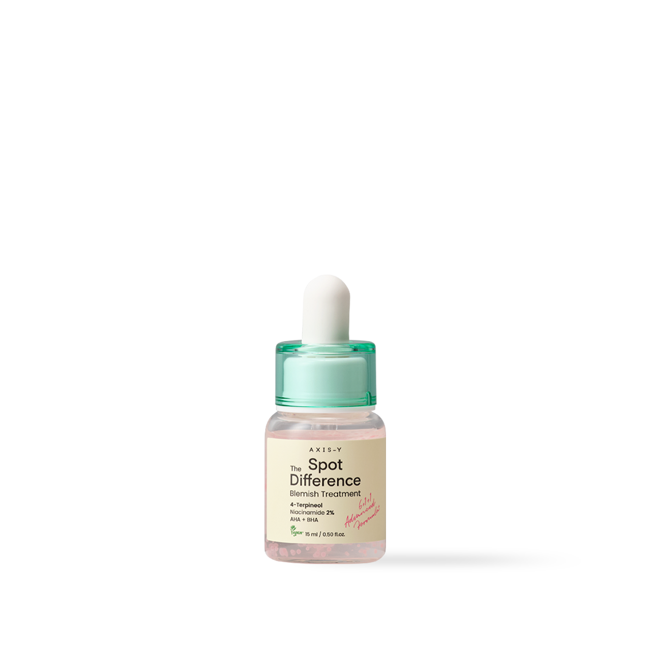 AXIS-Y Spot the Difference Blemish Treatment 15ml — compact dropper bottle with spot-targeting design