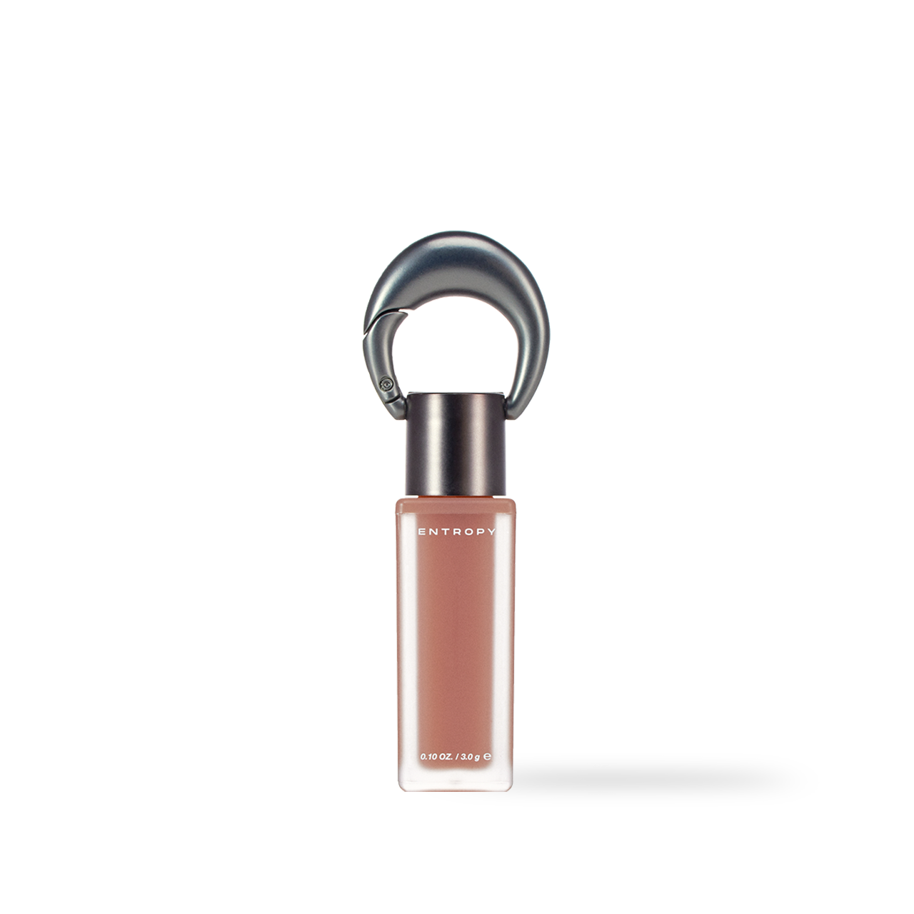 ENTROPY Charm Tint Peach Stone Gem — warm peach matte tint bullet, product front