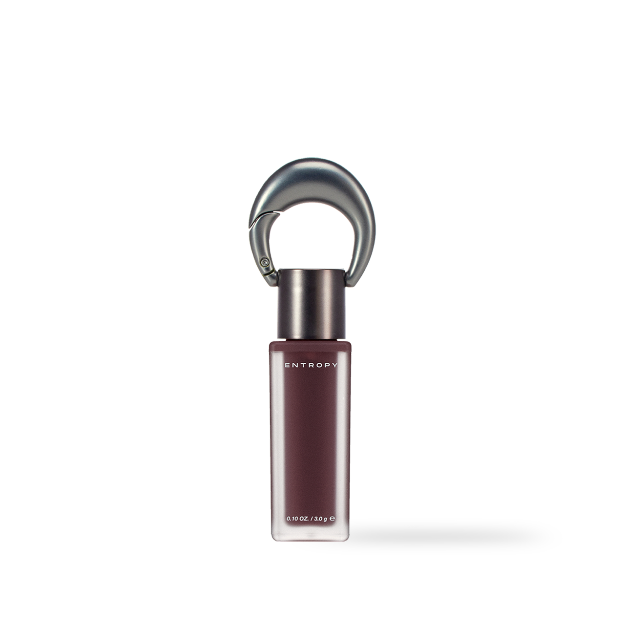 ENTROPY Charm Tint Garnet Gem — deep garnet matte tint, cap-on side view