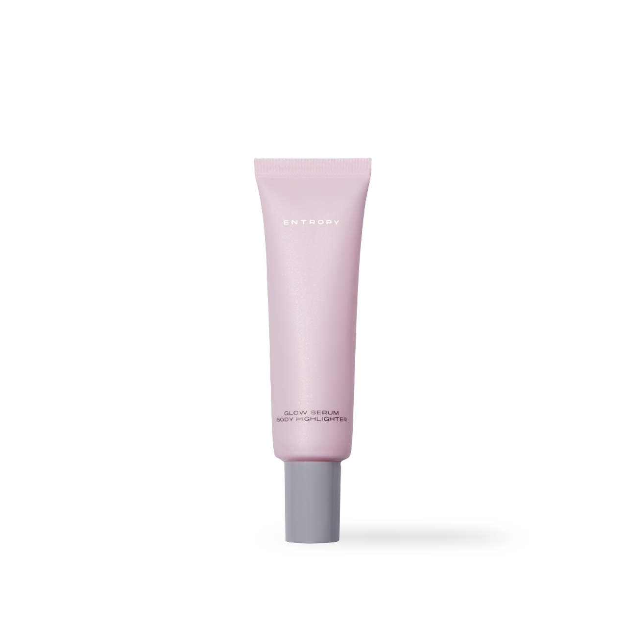 ENTROPY Glow Serum Body Highlighter — Sugar Lit serum bottle, label facing forward