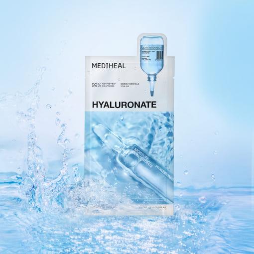 Mediheal Hyaluronate Essential Mask Sheet Ultra Hydration 10ea — white mask box front view