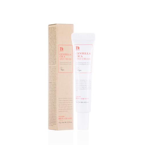 Benton Centella Cica Spot Cream 15g — small pink jar with white label on neutral background