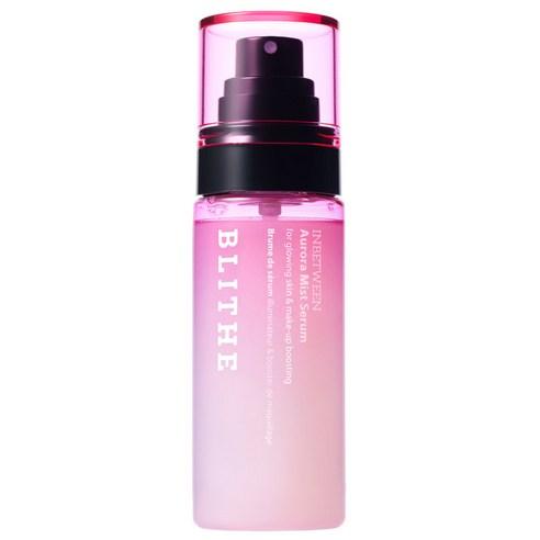 Blithe Inbetween Aurora Mist Serum 75ml — spray bottle with iridescent label on white